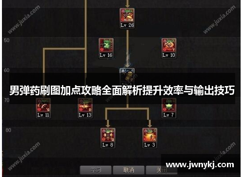 男弹药刷图加点攻略全面解析提升效率与输出技巧